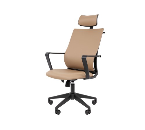 7198889 Офисное кресло Chairman 545, экокожа, бежевый