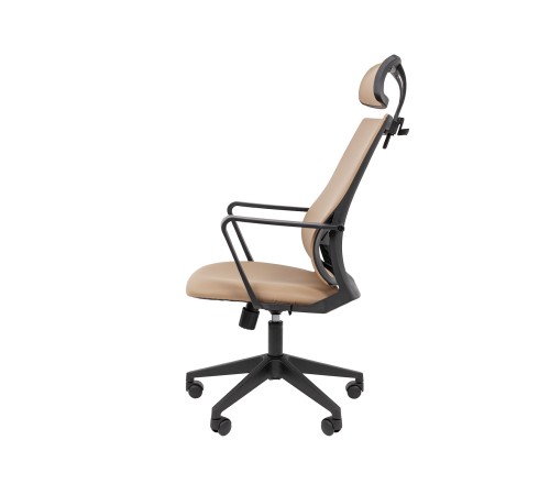 7198889 Офисное кресло Chairman 545, экокожа, бежевый