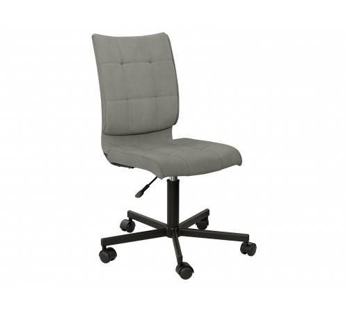 Офисное кресло Саймон, велюр серый