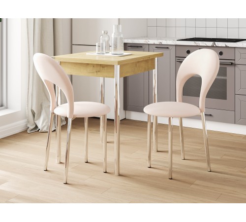 4600811920564 Комплект стульев Арго 2 шт, бежевая ткань