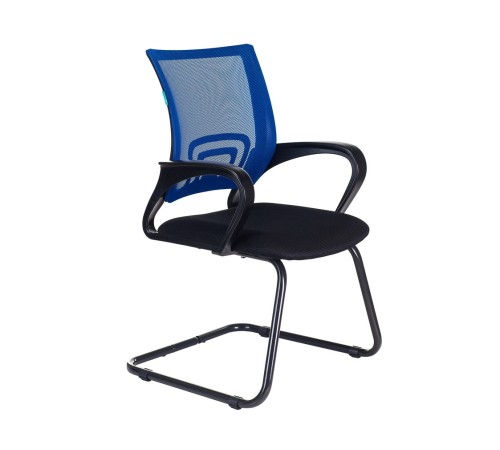 1183803 Кресло-стул Киано CH-695N-AV/BL/TW-11 [TW-11 Черный / TW-05 Синий]