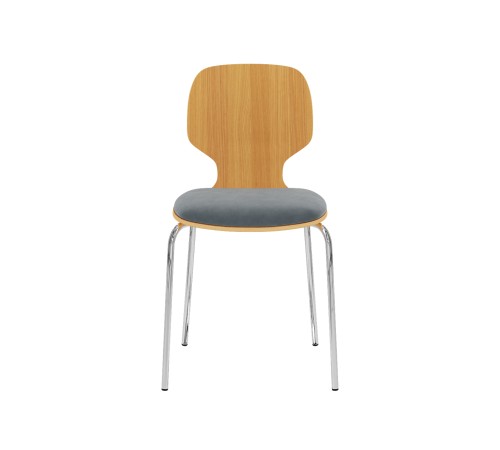 4600812053704 Офисный стул Наяда, коричневый/серый