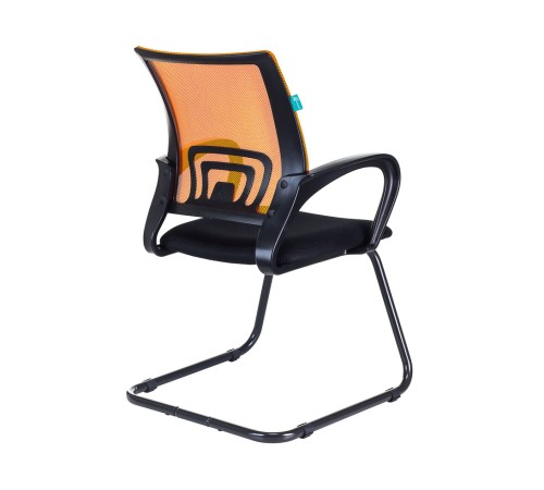 1183802 Кресло-стул Киано CH-695N-AV/OR/TW-11 [Сетка Оранжевый TW-38-3 / Черный TW-11]