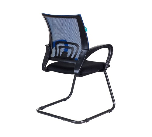 1183803 Кресло-стул Киано CH-695N-AV/BL/TW-11 [TW-11 Черный / TW-05 Синий]