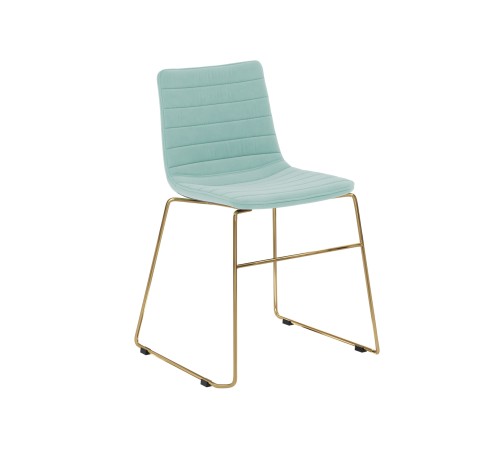 4600811972570 Офисный стул Дублин, мятный велюр