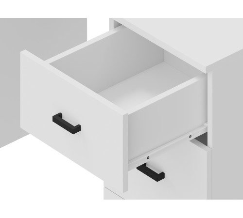 Письменный стол Стандарт, белый гладкий