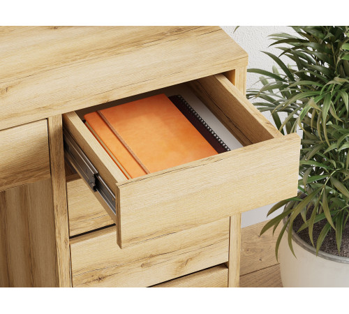 00-00016617 Письменный стол Алтай М / СПМ-962, правый, дуб делано