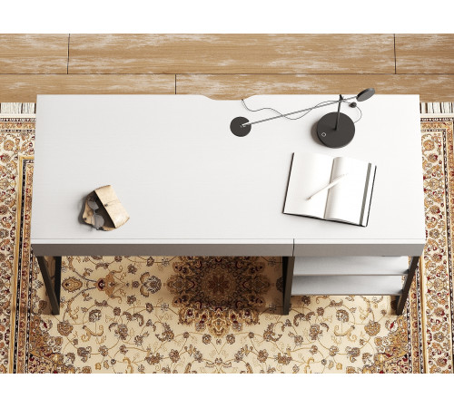 50079 Письменный стол Блогер Комби / MD 3004, белый