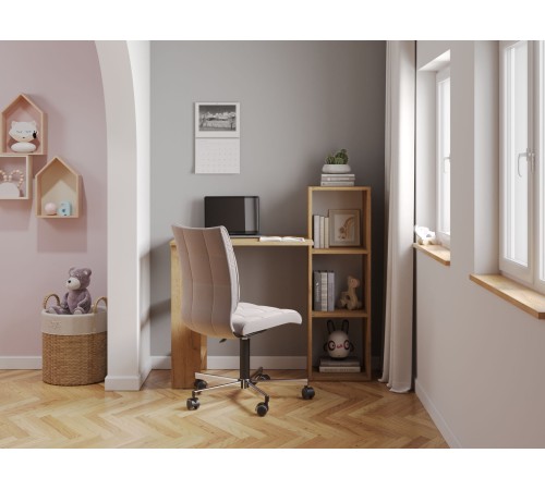 00-00115232 Стол-стеллаж Элис, дуб крафт золотой