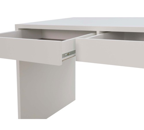 Стол письменный Урбан Лайт, белый шелк
