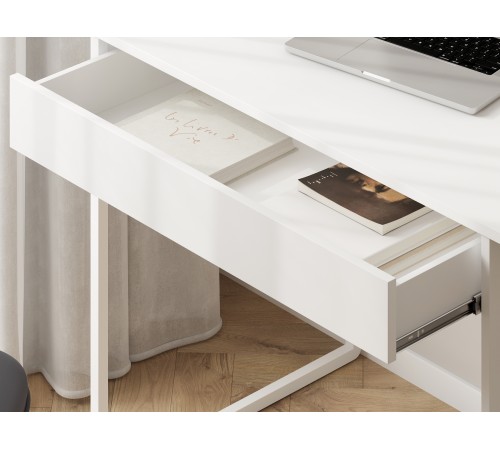 Письменный стол Микки 12.164, белый шагрень