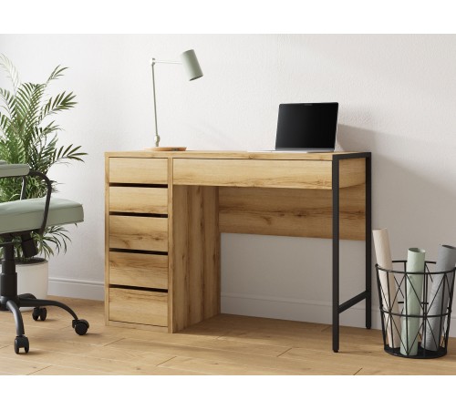 00-00016616 Письменный стол Алтай М / СПМ-962, левый, дуб делано