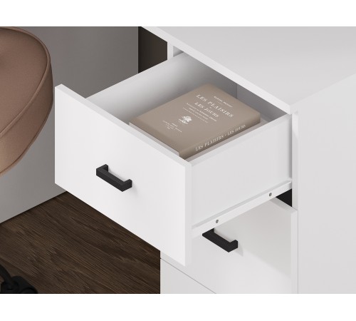 Письменный стол Стандарт, белый гладкий