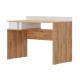 Письменный стол Джамп, дуб вотан/белый гладкий