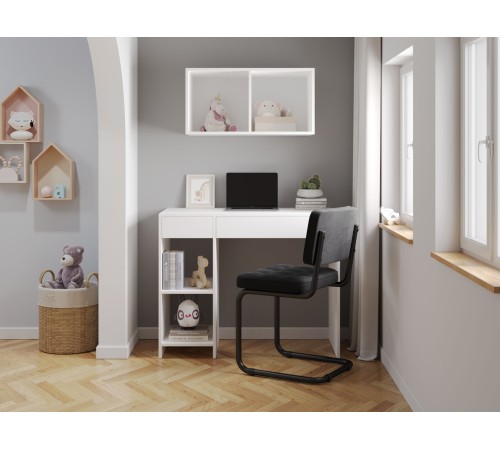 00-00115430 Стол письменный Элис 2, белый текстурный