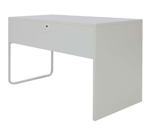 Стол письменный Урбан Лайт, белый шелк