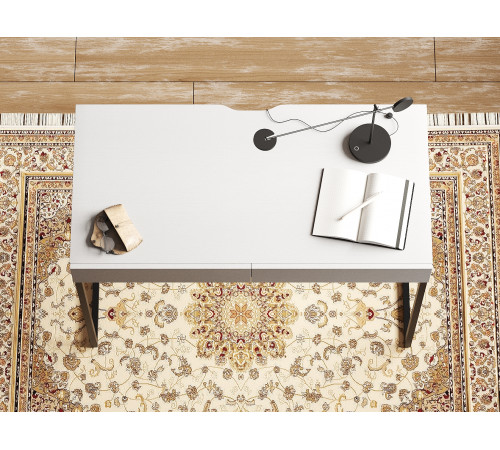 50034 Письменный стол Блогер миди / MD 3002, белый