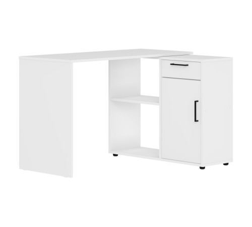 000336775 Стол письменный Форест / СТК 16, белый шагрень