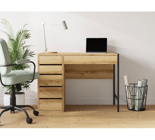 00-00016616 Письменный стол Алтай М / СПМ-962, левый, дуб делано