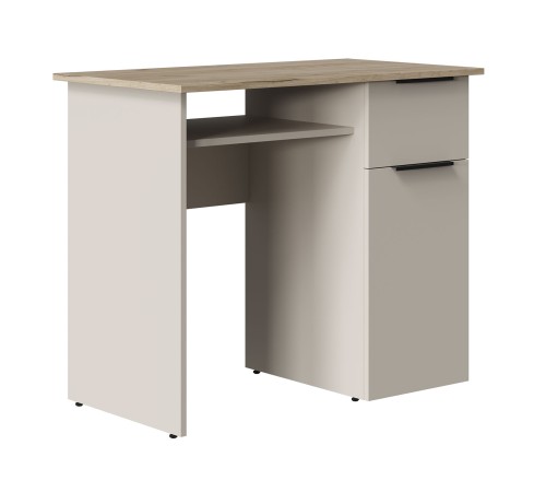 АЕ4 344 Стол письменный Бохо, кашемир/дуб крафт серый