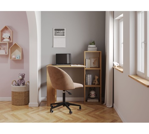 00-00115232 Стол-стеллаж Элис, дуб крафт золотой