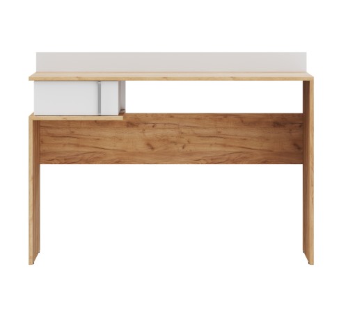 Письменный стол Джамп, дуб вотан/белый гладкий