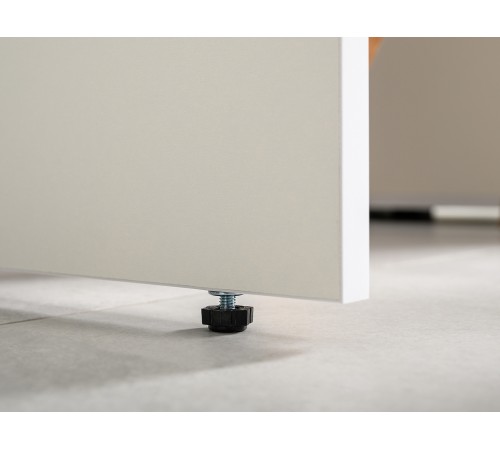 Письменный стол Остин 12.159, белый шагрень/дуб золотой