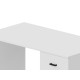 Письменный стол Стандарт, белый гладкий