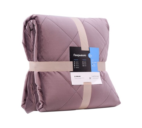 Покрывало 220х240 ШПА(999-67)-24 велюр 20% хлопок, 80% полиэстер (сиреневый)