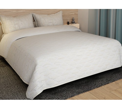 3980 Покрывало, стеганое, белый