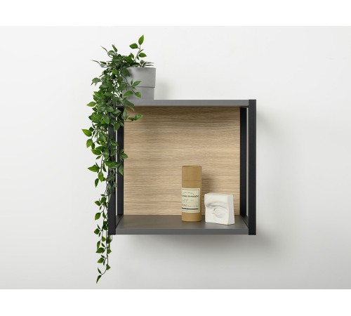 Полка Марвэл, темно-серый/плэйн