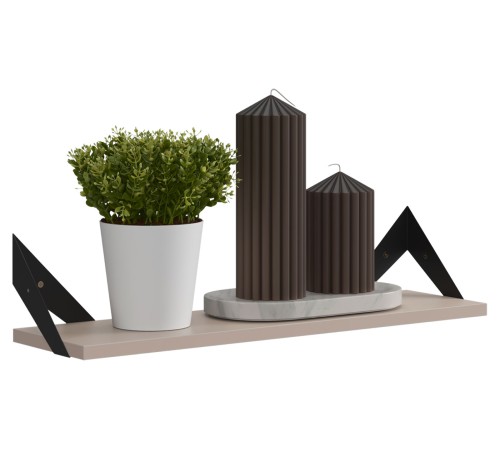 Полка Рич, кашемир/черный