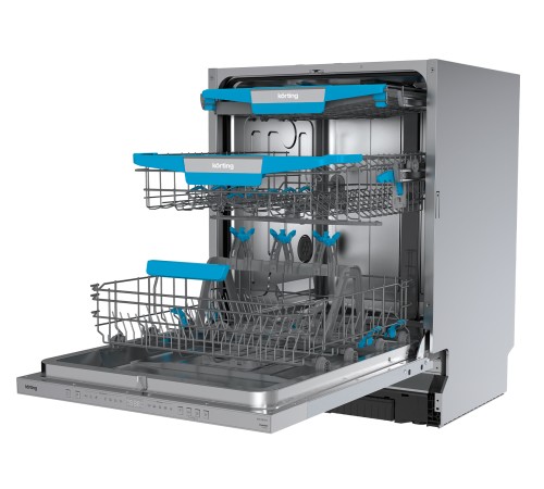 Посудомоечная машина KORTING KDI 60877, нержавеющая сталь