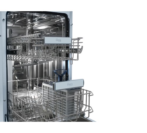 Посудомоечная машина Оазис PM-9V5S, серый/нержавеющая сталь