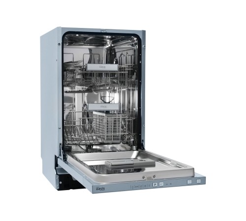 Посудомоечная машина Оазис PM-9V5S, серый/нержавеющая сталь