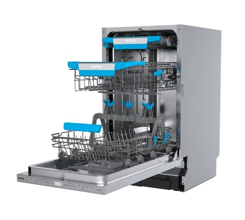 Посудомоечная машина KORTING KDI 45557, нержавеющая сталь