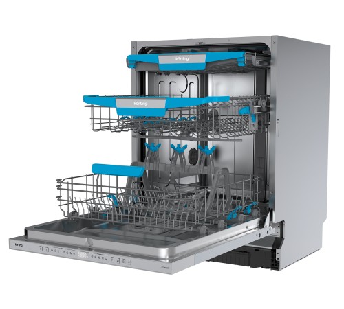 Посудомоечная машина KORTING KDI 60557, нержавеющая сталь