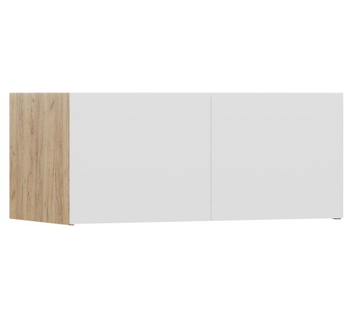 Прихожая Бостон Лайт 2, дуб крафт золотой/белый гладкий