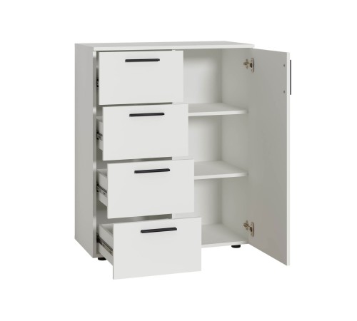 Прихожая Эйр 1, белый шагрень