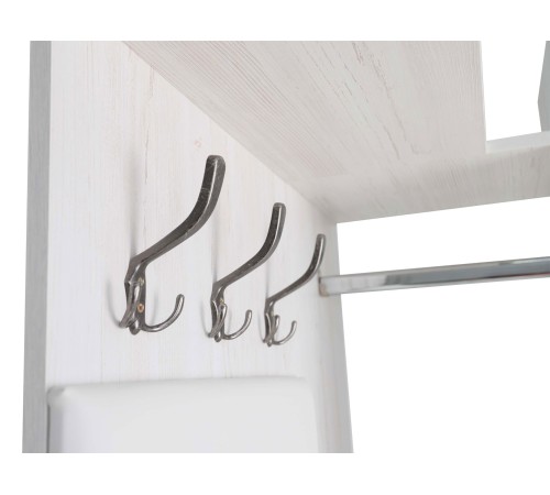 Прихожая с зеркалом Ольга-Милк 2, винтерберг/люкса милк экокожа