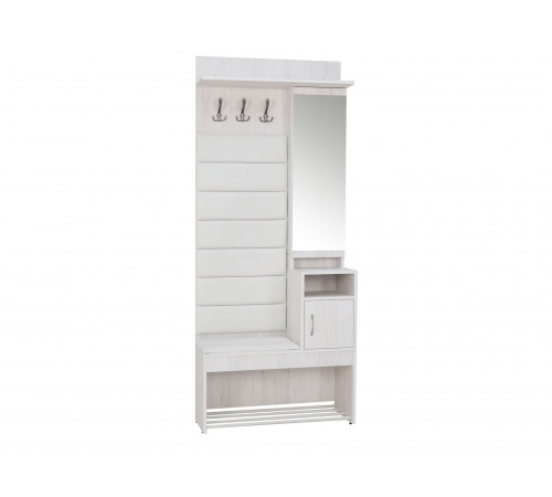 Прихожая Ольга 14, винтерберг/люкса милк экокожа