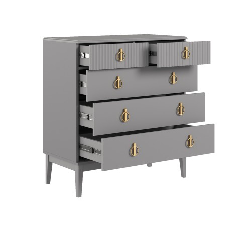 Комплект мебели Санторини, серый шифер/антрацит