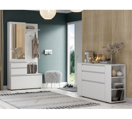 Прихожая Одри, белый