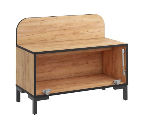 Прихожая Жаклин 2, дуб крафт золотой/кашемир серый