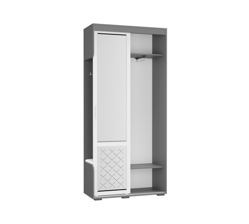 Прихожая Варда, графит/белый Прихожая Варда, графит/белый