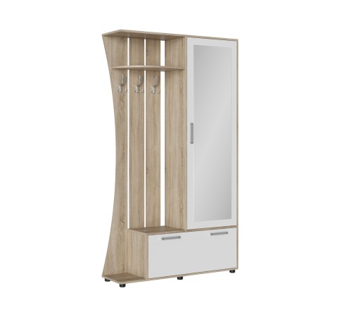 Прихожая Домино 4 (У), дуб сонома/белый