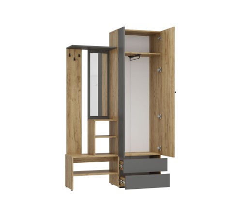 Прихожая Эссо, крафт/графит