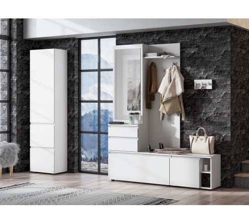 Прихожая Одри, белый