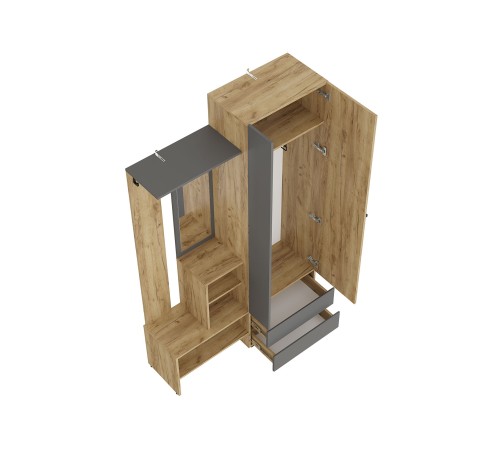 Прихожая Эссо, крафт/графит