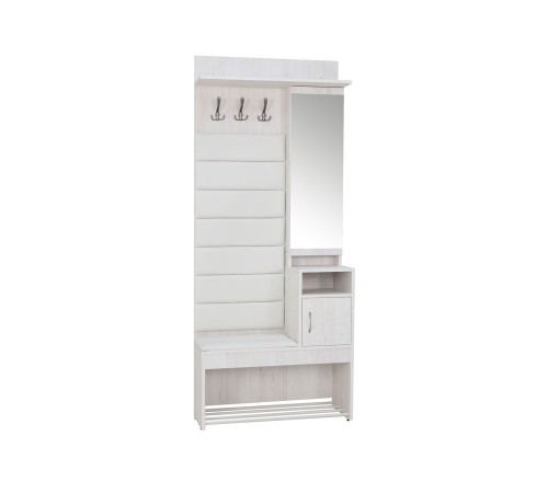 Прихожая Ольга 9, винтерберг/люкса милк экокожа